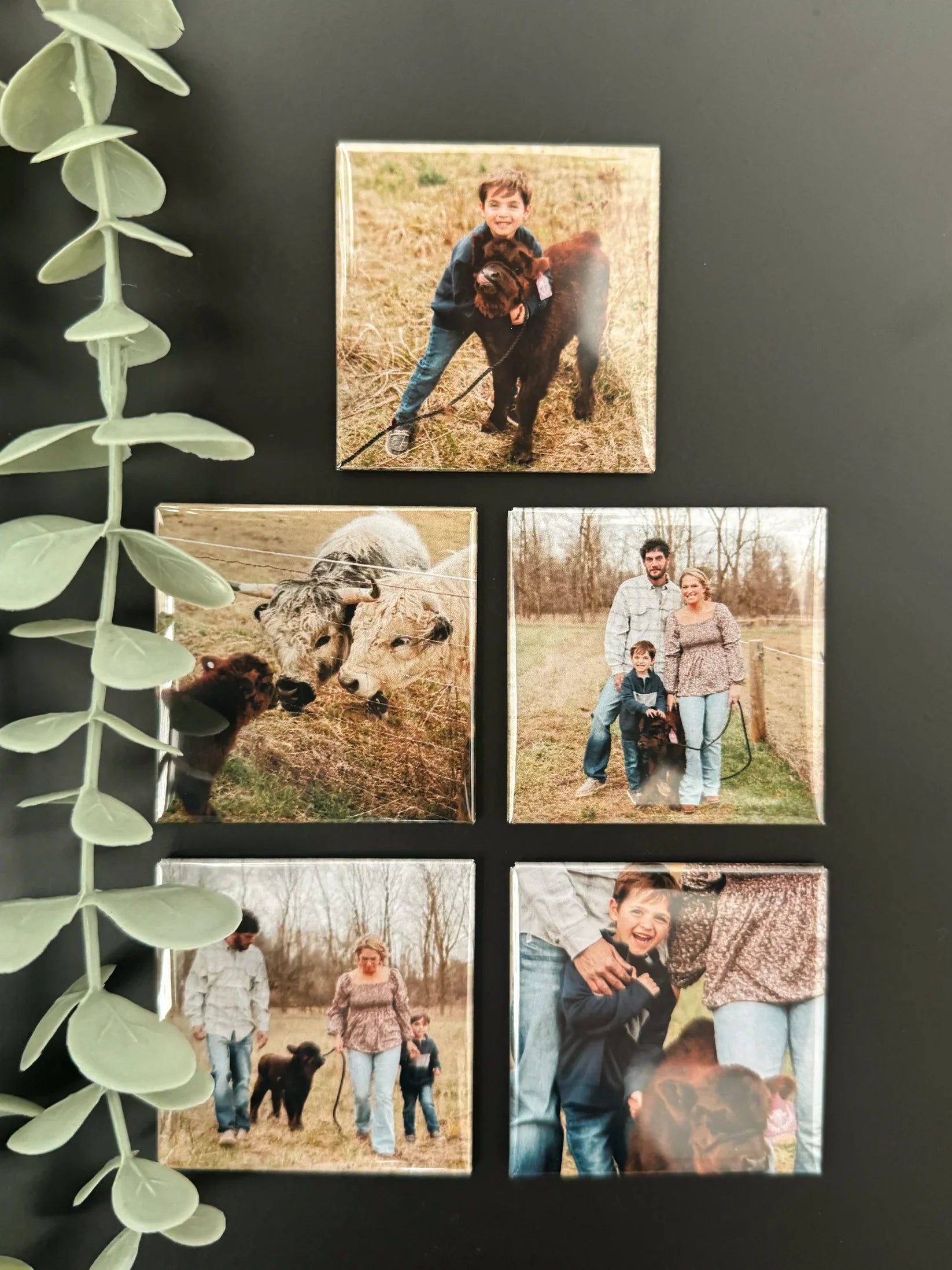 2" x 2" Custom Magnet Set - Set of 4
