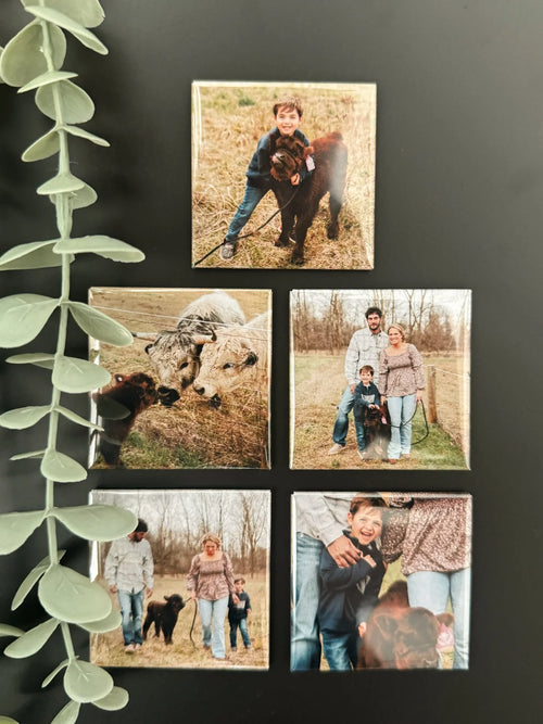 2" x 2" Custom Magnet Set - Set of 9